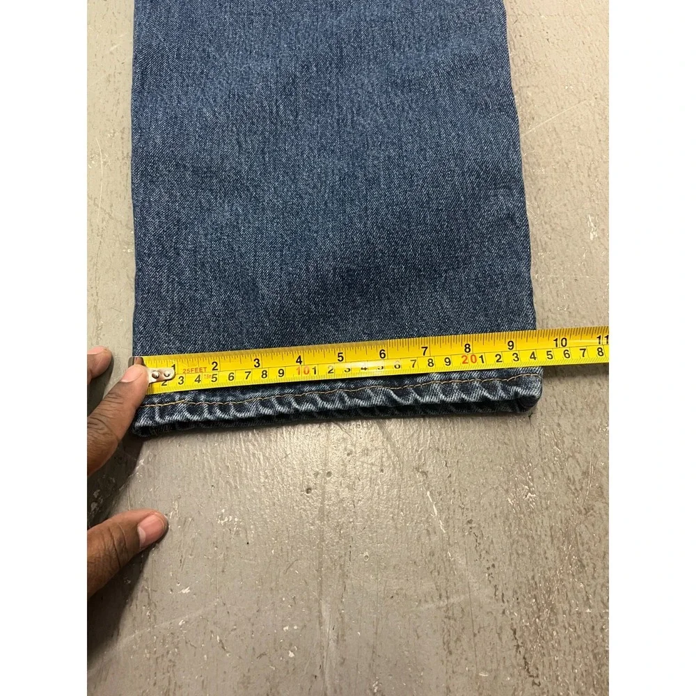 Levi's 550 Jeans Men's Blue Denim Pockets Relaxed Fit Straight Classic‎ - 48X29